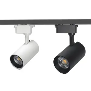 Éclairage sur rail commercial réglable pour magasin de vêtements de haute qualité 30W Cob Light Spot Light/Tracklights/Led Track Lights