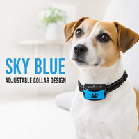USB-Aufladbares Wasserdichtes Plastik-Vibrations-Bellhemmendes Hundetrainingshalsband mit 10 Farboptionen