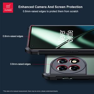 Funda Antigolpes Xundd para Oneplus 12 12R 11 5G, Carcasa Transparente con Airbag para <span class=keywords><strong>One</strong></span> Plus Ace 3 2 Nord CE 3 Lite - Product Image 3