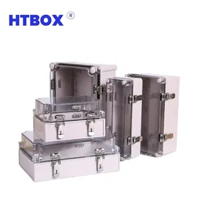 Factory Price 150X200X130mm Transparent Uv Protection Plastic Hinged Electrical Waterproof IP66 Junction Box Terminal Box