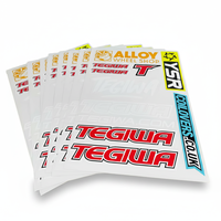 Autocollants personnalisés pour pare-chocs de voiture, utilisation extérieure, imperméables, format A4, découpe à la demande, impression couleur, adhésifs, vinyle transparent