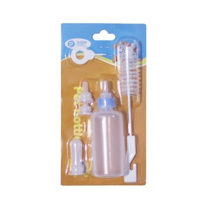 Juego de botellas para mascotas con cuatro tetinas, dispositivo de alimentación, botellas reutilizables para cachorros y gatitos, forma redonda, estilo sencillo - Product Image 5