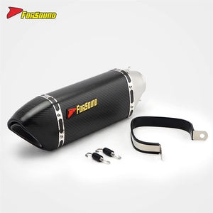 Forsound Factory - Silenciador Universal <span class=keywords><strong>de</strong></span> Fibra <span class=keywords><strong>de</strong></span> Carbono <span class=keywords><strong>de</strong></span> 51mm para Motocicleta, Estilo <span class=keywords><strong>Akrapovic</strong></span>, Tipo Slip-On, <span class=keywords><strong>Precio</strong></span> Mayorista - Product Image 5