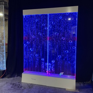 Mueble de fondo para discoteca con pared de burbujas de agua giratorias con luces LED para bar interior. - Product Image 4