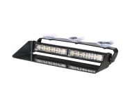 Luz LED estroboscópica para salpicadero de coche, lámpara de advertencia de emergencia intermitente con DT, 36W