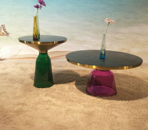 Disen đồ nội thất ánh sáng sang trọng mờ kính cà phê cửa hàng vàng Vòng Trà Bàn cà phê - Product Image 6