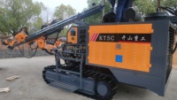Foreuse DTH automotrice sur chenilles à moteur diesel, moteur Yuchai 162 kW/220 ch, compresseur d'air KAISHAN 12 m/min, moteur de carottage