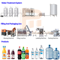 Machine de Remplissage et Scellage d'Emballage Automatique Haute Performance pour Bouteilles/Gobelets d'Eau Minérale, Vente en Afrique