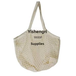 Supermarché Légumes Fruits Maille Sac À Provisions Portable Coton Net Sac <span class=keywords><strong>De</strong></span> Mode Style En Stock - Product Image 4