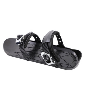 Mini <b>Ski</b> Boots Nylon Metal Buckle Black Unisex Freestyle <b>Ski</b> Wear Waterproof 6 Inch Fixture Size - Product Image 3