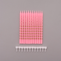 Cadeau d'anniversaire pour enfants, crayons métalliques fins et colorés, bougies d'anniversaire écologiques sans fumée, Pâques, Nouvel An, Diwali