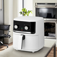 Meilleure vente d'usine 1600W 6.5L friteuse à air haute capacité pot allemand double alimentation numérique friteuses à air électriques intelligentes vente à chaud