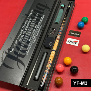 YFEN YF‑M1‑4 Billiard <b>Pool</b> <b>Cue</b>, 3/8‑9 Radial Pin Joint, Phenolic Ferrule, Carbon Fiber Shaft, Canadian Hard Maple C4 - Product Image 5