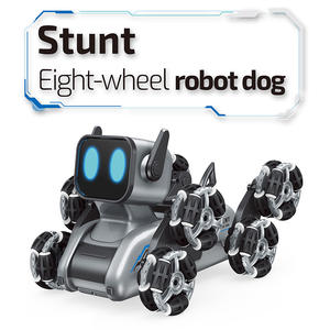 Tám Bánh Xe Điều Khiển Từ Xa <span class=keywords><strong>Robot</strong></span> Con Chó Đồ Chơi Cho Trẻ Em Diễn Viên Đóng Thế RC <span class=keywords><strong>Robot</strong></span> Con Chó Với Âm Nhạc Âm Thanh Diễn Viên Đóng Thế <span class=keywords><strong>Robot</strong></span> Con Chó - Product Image 3
