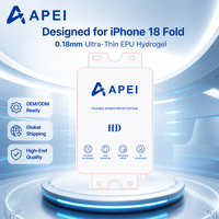Film hydrogel EPU souple et pliable HD transparent sans bulles, personnalisé OEM, pour Apple iPhone Fold, pour iPhone 18 Fold, protection d'écran