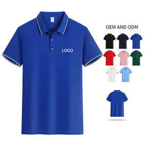 Unisex Polo Shirt Short Sleeve Custom Logo T Shirt Corporate Uniform Advertising Wear Team Outfit Event Clothing Bulk Wholesale