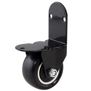 2 Zoll Stahl L-Form Möbelrollen L-Platte Leichtgewichtige Verriegelbare Seitenmontage Doppelkugellager Lautsprecherbox Esszimmer Supermarkt - Product Image 1