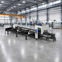 Máquina de corte láser de fibra de montaje lateral para tubos de acero de alta resistencia, vigas en I, canales de acero, vigas en H y tuberías de 120 mm a 420 mm de diámetro