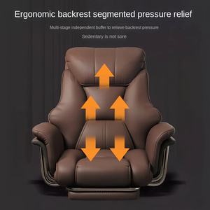 Chaise <span class=keywords><strong>de</strong></span> <span class=keywords><strong>bureau</strong></span> ergonomique inclinable en cuir Boss avec hauteur réglable et roulettes pour <span class=keywords><strong>bureau</strong></span> à domicile, <span class=keywords><strong>bureau</strong></span> d'étude, utilisation sur <span class=keywords><strong>bureau</strong></span>, base à 5 étoiles - Product Image 2