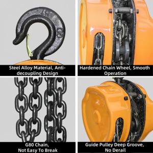 ราคาขายดี รอกโซ่แบบแมนนวล รุ่น HS-C ขนาด 500 กก. 750 กก. 25 ตัน 2 ตัน 3 ตัน ความสูง 10 เมตร - Product Image 6