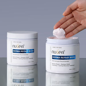 Masque crème pour le visage NUSPA Private Label 500 ml, apaise les irritations, réduit les rougeurs, masque facial à base de plantes multiples pour femmes et hommes - Product Image 2