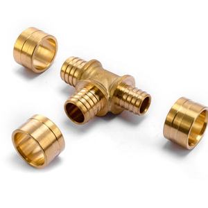 Conector de Codo de Compresión de Latón Duradero, Conector Hexagonal de Latón Forjado para Fontanería y Suministro de Agua - Product Image 6