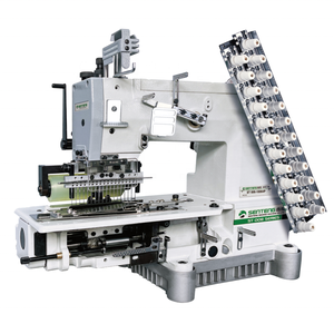 Machine à coudre industrielle multi-aiguilles ST008-18046P pour rideaux, tissus et ceintures - Product Image 1