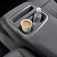 Tapis de console centrale en silicone pour Xpeng MONA L03, tapis antidérapant pour la charge sans fil et le porte-gobelet, accessoire intérieur de voiture