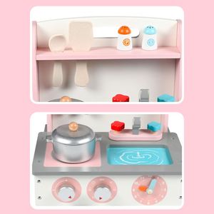 Jouet de cuisine en bois pour enfants, stand de crème glacée, jeu d'imitation, aliments jouets pour filles, cadeau idéal - Product Image 3