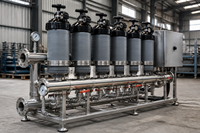 Équipement professionnel de traitement de l'eau par osmose inverse industrielle multi-processus avec garantie d'un an, capacité de 5000 L/H
