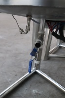 Pasteurisateur à plaques vapeur pour jaunes d'œufs/jus/lait, adapté à la pasteurisation continue des liquides d'œufs, des jus et des produits laitiers