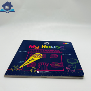 Nhà Máy Tùy Chỉnh Giá In Trẻ Em Giáo Dục Sớm Bìa Cứng Hoàn Hảo Liên Kết Giấy Hội Đồng Quản Trị Đèn Pin Đồ Chơi Trẻ Em Cuốn Sách - Product Image 2