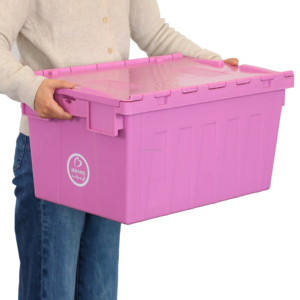 Heavy Duty Logistic Warehouse <strong>Plastic</strong> <strong>Stack</strong> and Nestable Storage Tote <strong>Box</strong> for Wholesale - Product Image 5