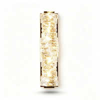 Applique murale LED en cristal de luxe personnalisée, style européen, pour la décoration intérieure de la maison et des hôtels, par les fabricants