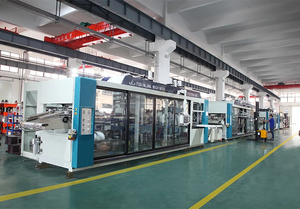 Tự động thermoforming Máy <span class=keywords><strong>PP</strong></span> vỉ chân không hình thành <span class=keywords><strong>PVC</strong></span>/<span class=keywords><strong>PET</strong></span>/PS nhựa khay trứng thermoforming Máy làm - Product Image 3