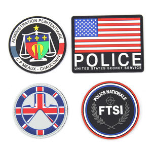 Insigne de Logo Personnalisé en Gros Administration Pénitentiaire C.P <span class=keywords><strong>Meaux</strong></span>-Chauconin Insigne de Patch Pvc Souple Insigne en Caoutchouc - Product Image 2