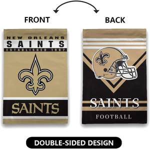 Оптовая продажа Высокое качество 12x18 дюймов двухсторонний <span class=keywords><strong>Seahawks</strong></span> NFL открытый декоративный дворовой баннер Садовый флаг - Product Image 4