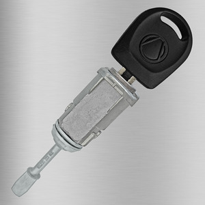 กระบอกกุญแจประตูสำหรับรถยนต์ Volkswagen Passat B5 ประตูซ้าย รุ่น DZ092M2 พร้อมกุญแจ 1 ดอก อะไหล่เปลี่ยน - Product Image 2