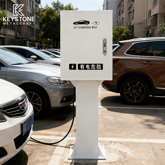 High Quality Galvanized Steel EV Charging Control Box Outdoor Enclosure