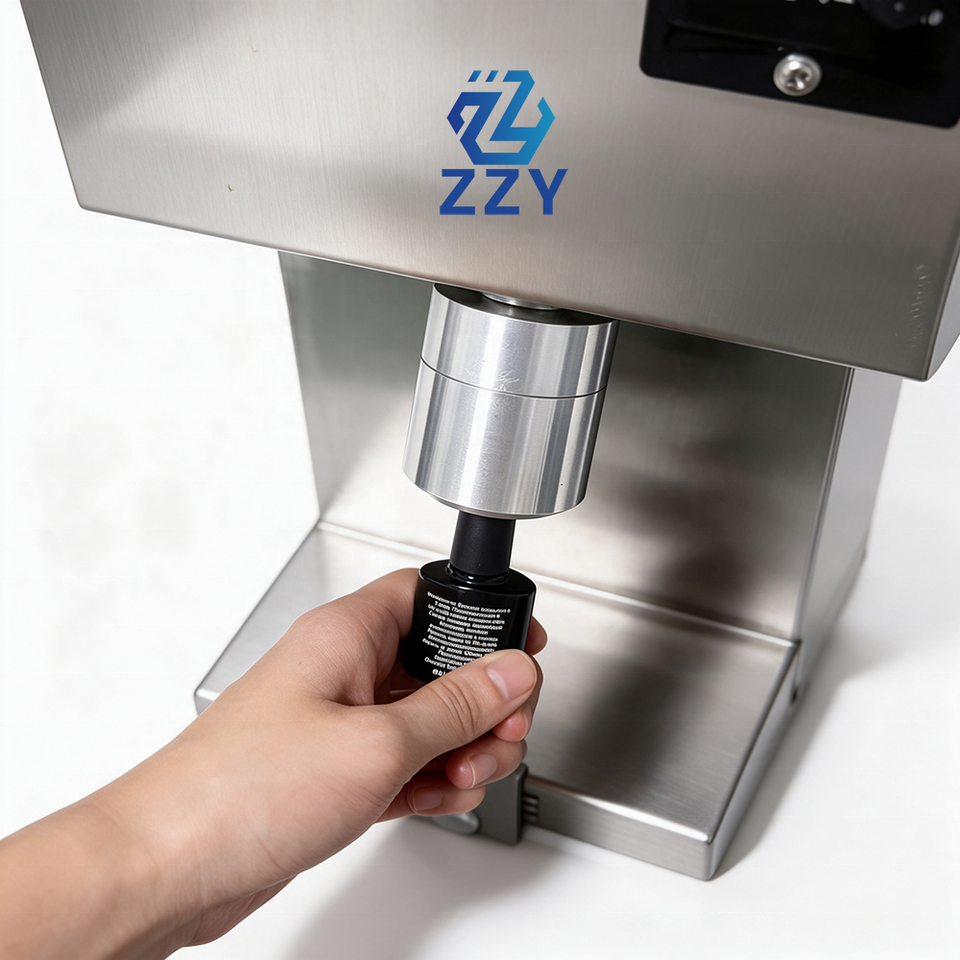 ZZY Electric Gel Nail Bottle Capping Machine Automatic Screw Cap ...
