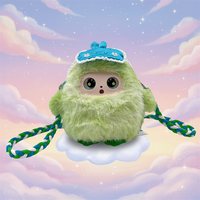 Sac à dos en peluche AI Monster - Tissu super doux, rechargeable par USB, sacs d'apprentissage des langues à thème Halloween, compagnons éducatifs