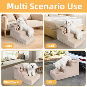 Waschbare Haustier-Treppe für Hunde - Weiche Polyester-Hundetreppe mit Abnehmbaren Bezügen - Product Image 3