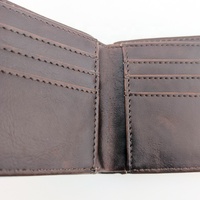 2022 Dompet Pria Kulit Ramping, Wollet Modis Minimalis Ramping Bermerek Cartera Rfid