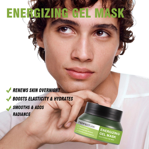 Overnight Skin Renewal Smooths Deeply Hydrating <strong>Men</strong> Care Energizing Gel <strong>Face</strong> Sleeping Mask - Product Image 4