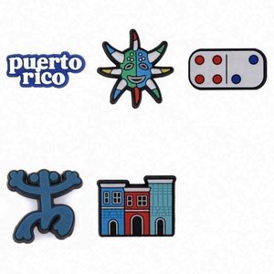 Breloques de chaussures de plage fantaisie, thème Australie, Mexique, Puerto NETA, breloques porte-bonheur, décoration de Noël pour <span class=keywords><strong>sandales</strong></span>, cadeaux de fête de Noël - Product Image 5