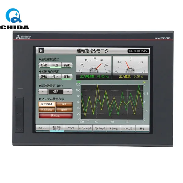 10.4 Inch GT2710-STBD Menselijke Machine Interface Hmi Touchscreen Voor Mitsubishi