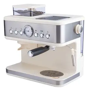 Vollautomatische halbautomatische Kaffeemaschine mit Mahlwerk integriert elektrische Multi-Funktions-Espressomaschine für zuhause