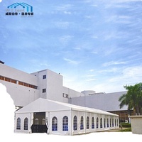 Chapiteau professionnel de tentes industrielles de polygone de fête de mariage de 12x20m 12x25m grande toile extérieure de tentes d'événement commercial