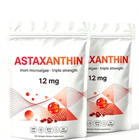 Cápsulas Blandas de Astaxantina con Extracto de Algas Rojas de Alta Pureza, Suplemento Alimenticio para la Salud de Adultos, Fabricación OEM/ODM