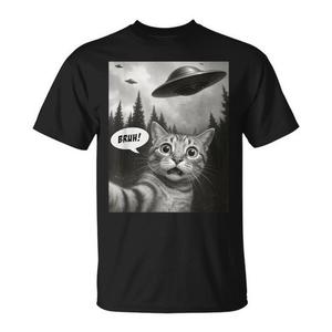 T-shirt à manches courtes avec motif UFO pour garçons, taille M, col rond, impression numérique - Product Image 1